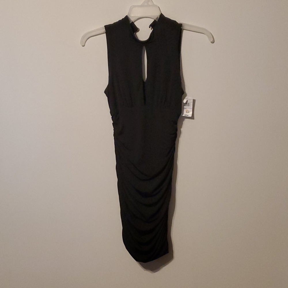 Mini black dress